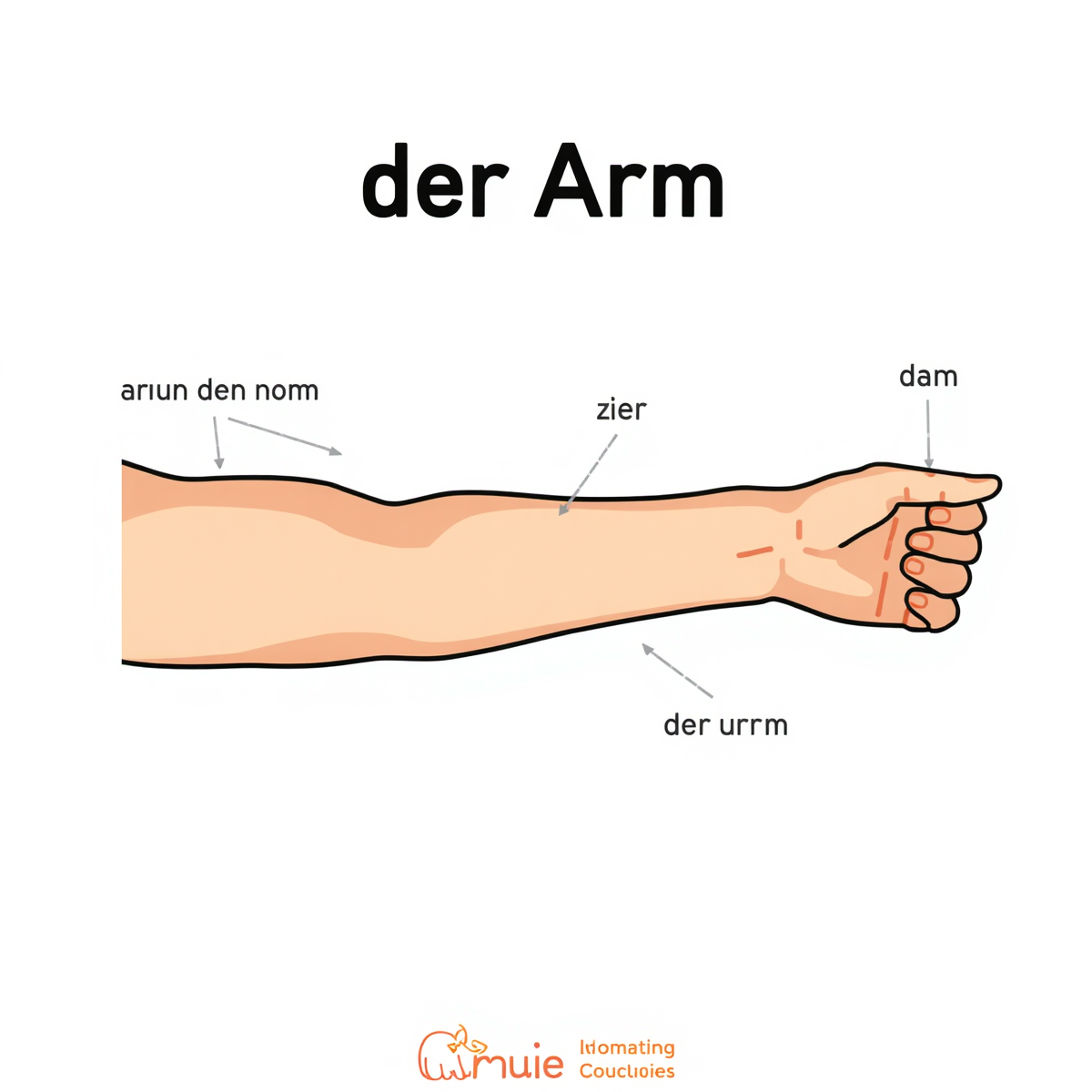"Arm" kelimesini gösteren görsel
